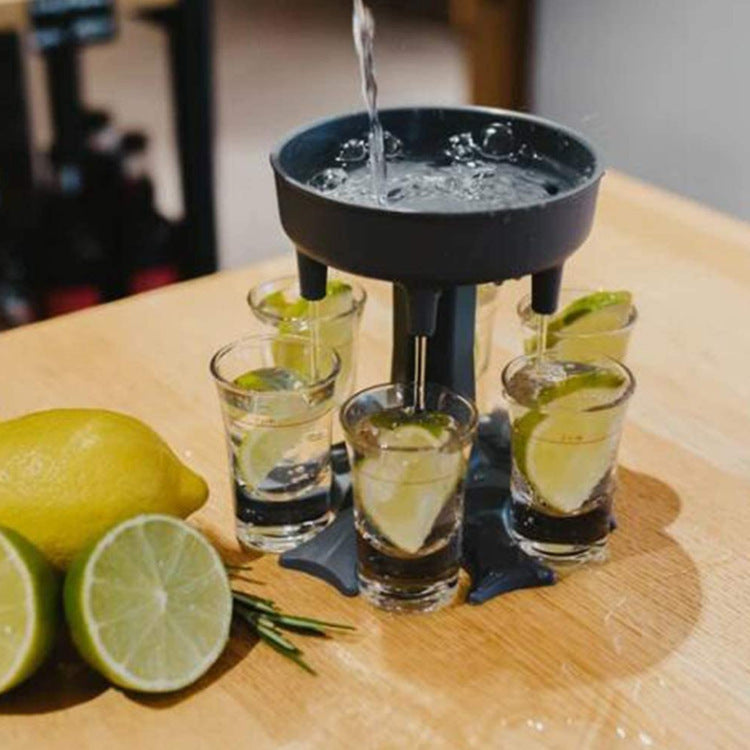 6 Shot Glass Dispenser And Holder