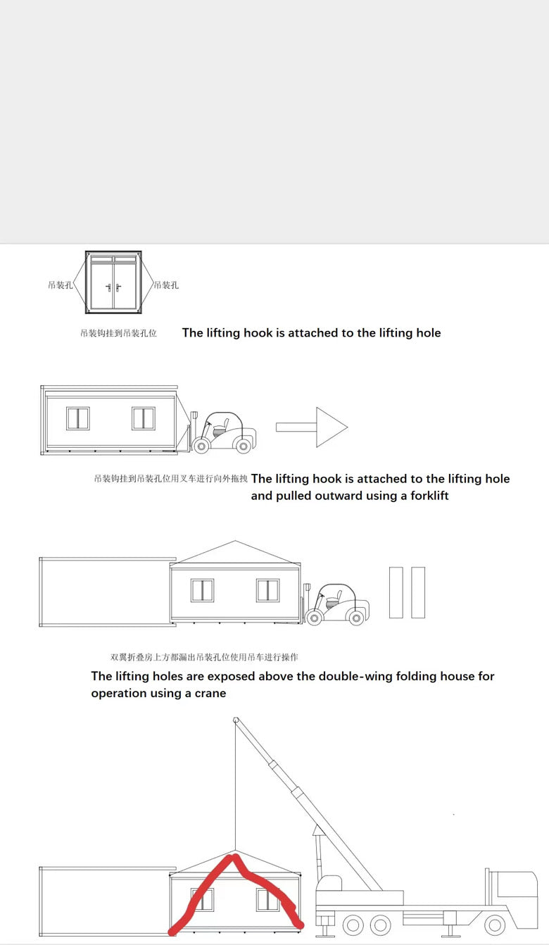 Prefabricated Tiny Homes Expendables Folding Mobile Home