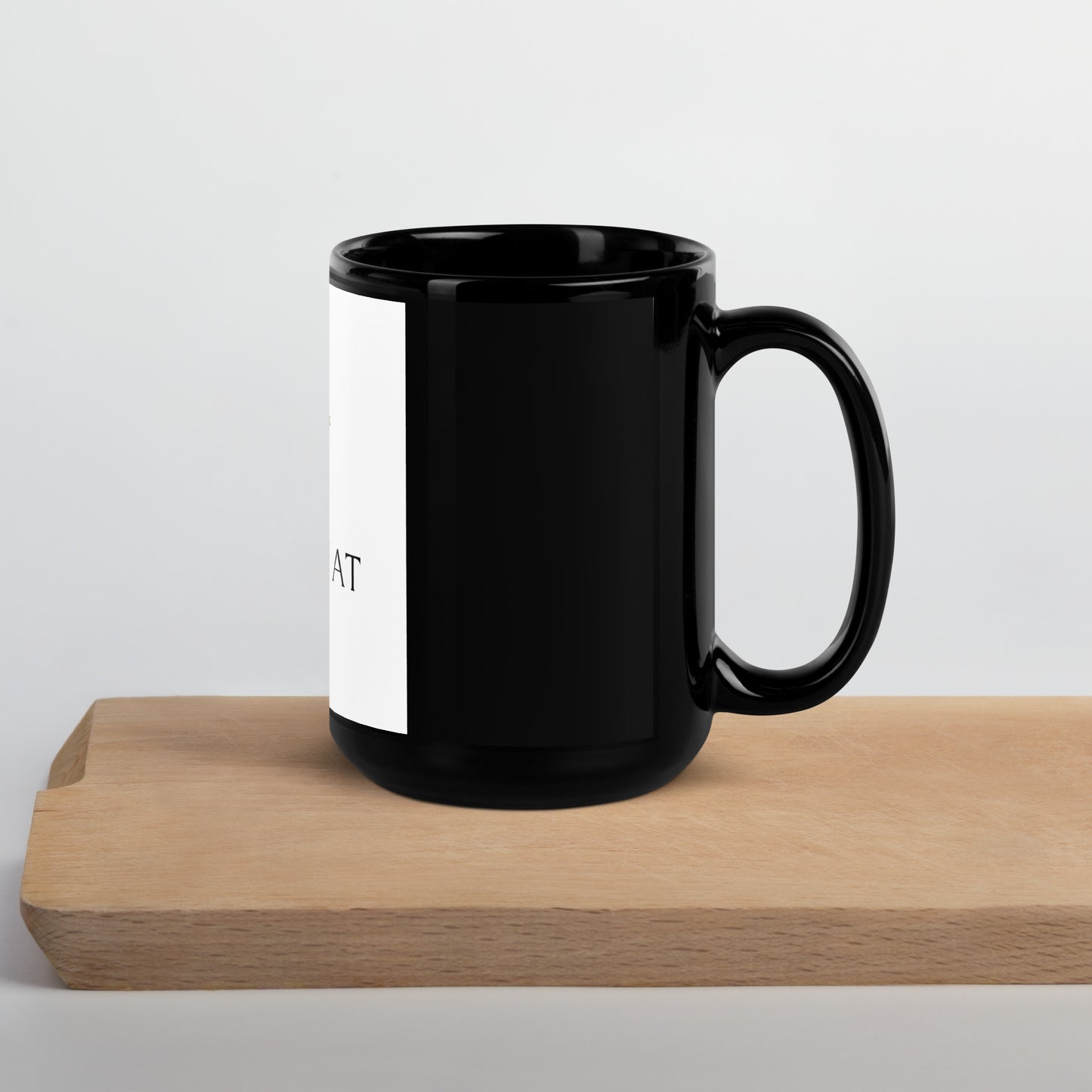 Black Glossy Mug
