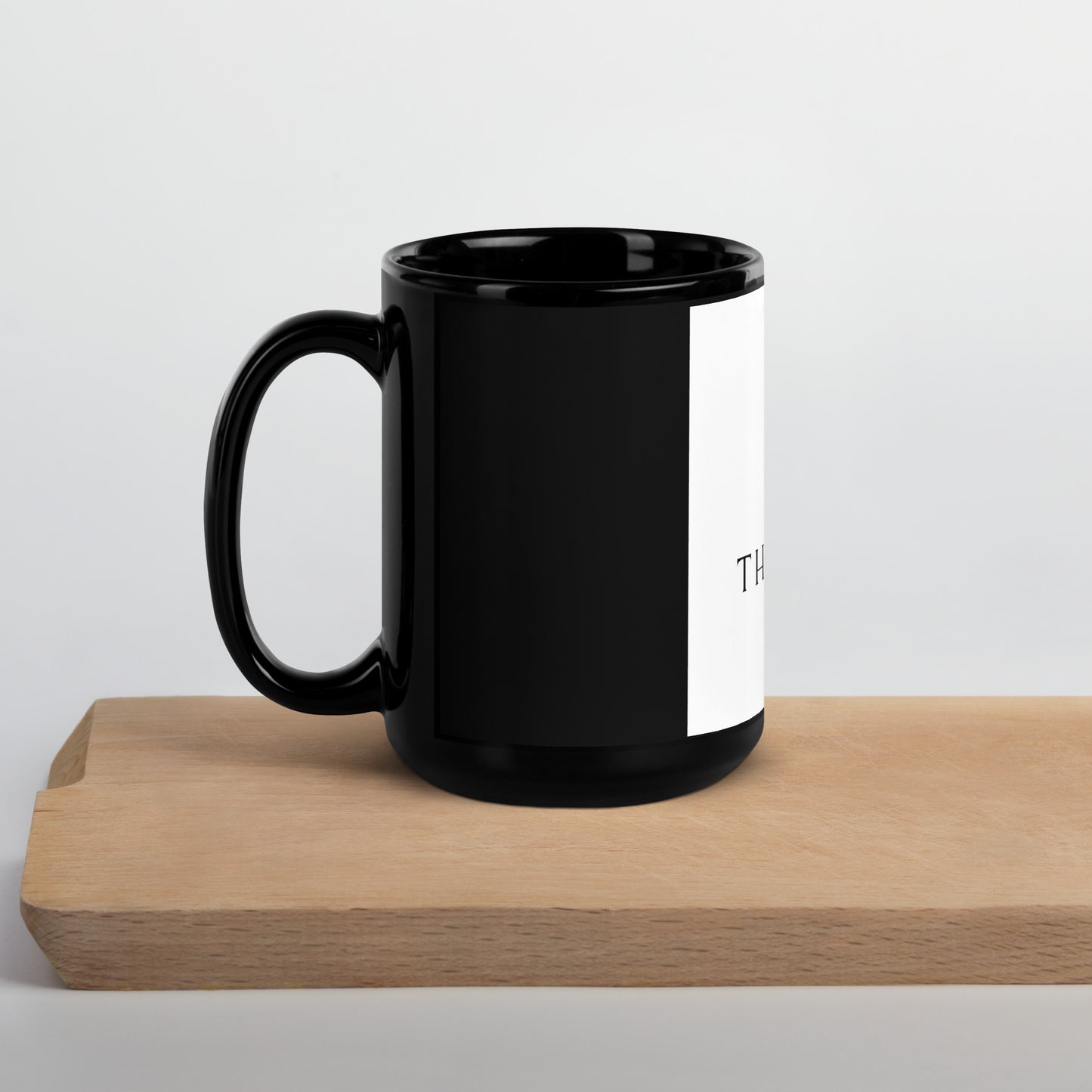 Black Glossy Mug